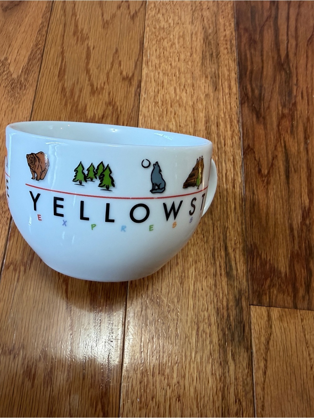 Expressions Yellowstone National Park Souvenir Soup Mug Wide Coffee Cup - Picture 3 of 11